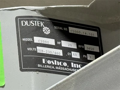 Used DUSTEK C2000 Dust Collectors Washington US | MachineryMax #1568202