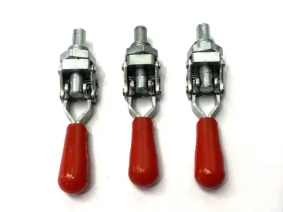 Used DESTACO Straight Line Action Clamp 1/4"-20 Thread 200lb Capacity LOT OF 3 Clamps Michigan US | Maverick Industrial Sales #1395929