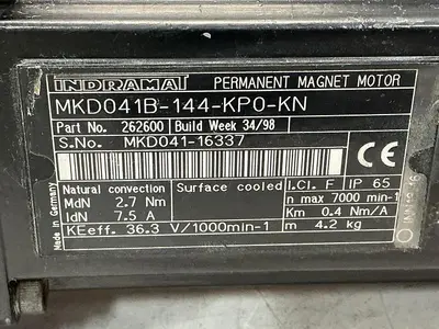 USED INDRAMAT MKD041B-144-KP0-KN