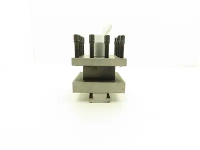 Lathe Milling Machine Tool Post Holder Hold Down 138mm X 138mm 12 Screw T-Slot