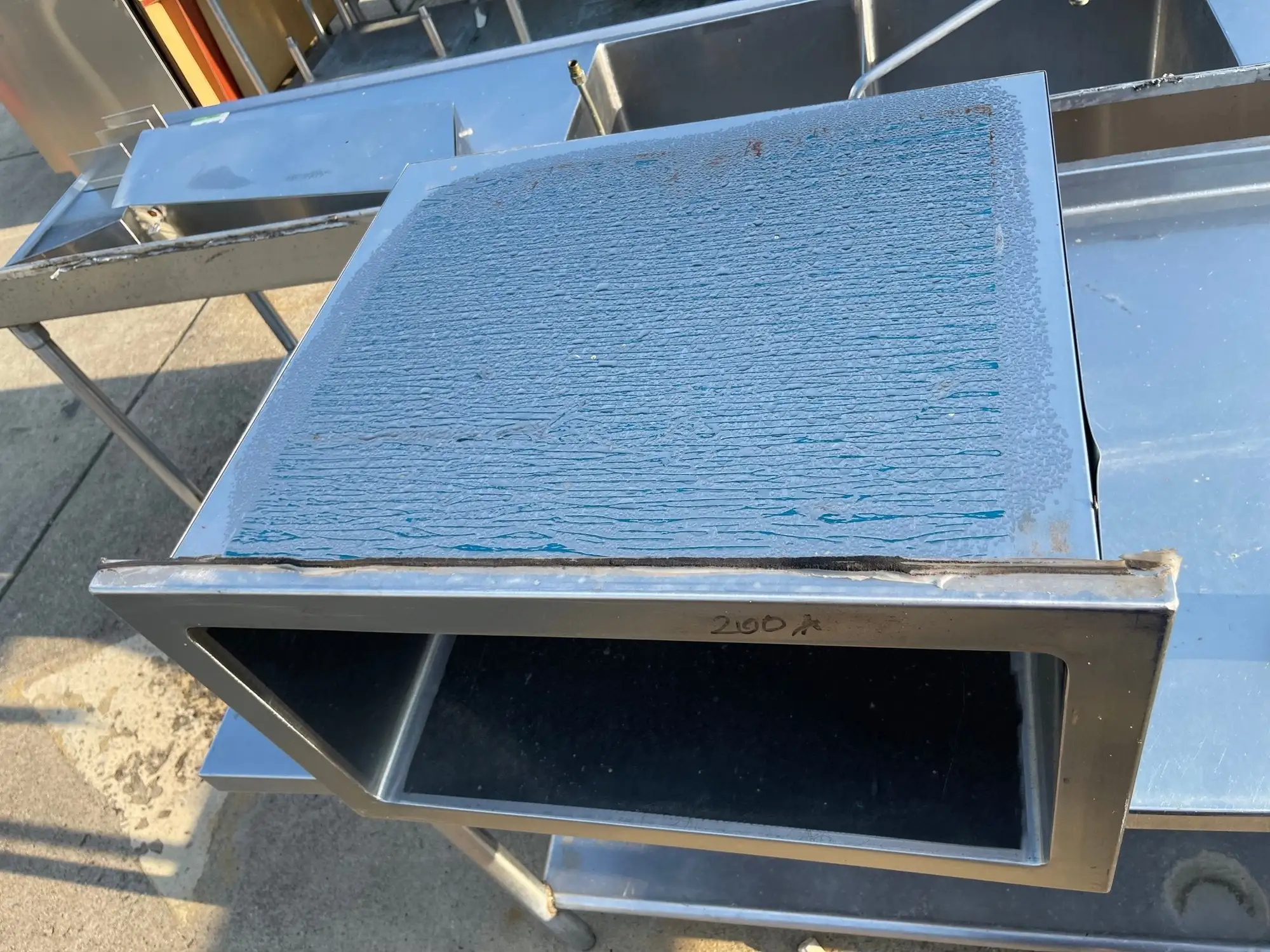 Used Falcon Restaurant Supply Used 15" Stainless Steel Ice Bin - SS176 Underbar Equipment Illinois US | Falcon Restaurant Supply #1375954