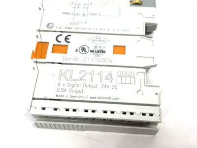 New | in-Stock Beckhoff 4-Channel Digital Output Bus Terminal, 24VDC 0.5A PLC Input & Output Michigan US | Maverick Industrial Sales #1401674