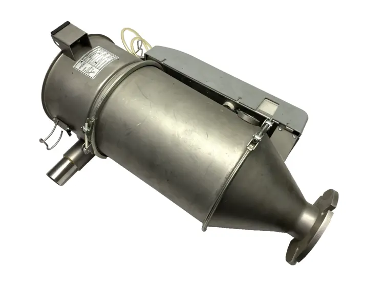 Used Motan Rev. 0 Metro Vacuum Receiver Assembly 120VAC 29009823 NO LID Loaders (Plastic Upstream) Michigan US | Maverick Industrial Sales #1402320