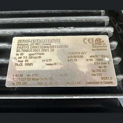 USED SEW-EURODRIVE FA97/A/G