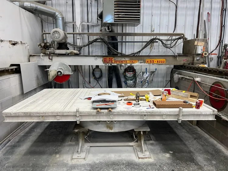 Used ALPE H55 / 3200 Cyclomatic High Speed Circular Saws (non-ferrous) Michigan US | STONE EQUIPMENT WAREHOUSE #1020029