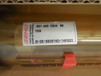 NEW GEMU VALVES 807-40D-72214-69-1109 FLOW METER ID-DE-880971537491923