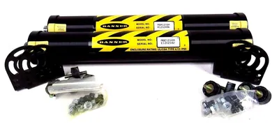 NEW BANNER MGR1216A EMITTER AND MGE1216A RECEIVER LIGHT CURTAIN