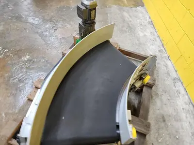 Used 2014 TRANSNORM BELTED CURVE CONVEYOR Belt Conveyors Wisconsin US | Packer City Sales #1297971