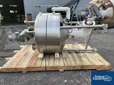 USED A&B Process 350 Gal A&B Process Systems Mix Kettle, 316L S/S, 130#