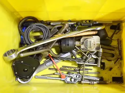 Files, Wrenches, Small Mallet. Various Toolings  Misc. Equipment