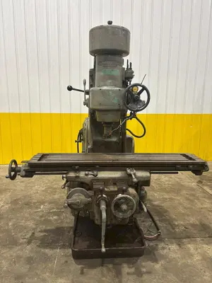#3 KEARNEY & TRECKER MILWAUKEE MODEL #3 VERTICAL MILLING MACHINE 64" x 13" x 10 HP: YOBRO #24458