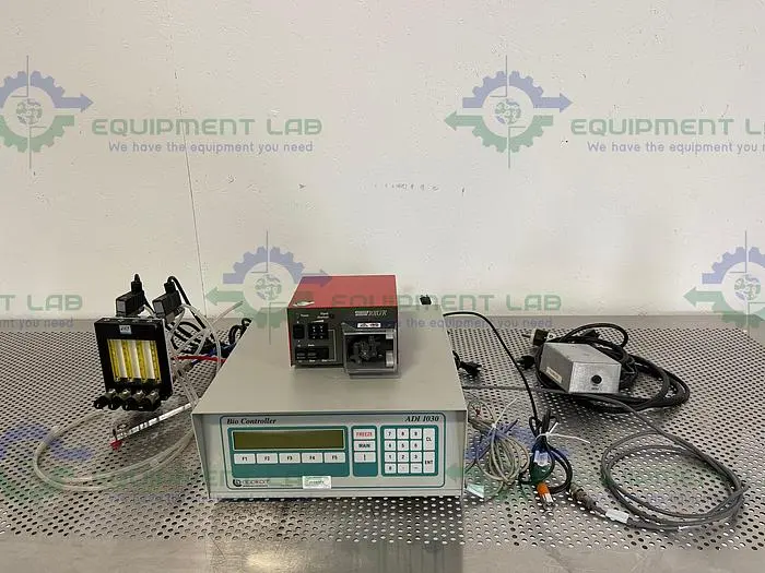 Used APPLIKON ADI 1030 BIO CONTROLLER W/ WATSON MARLOW 101U/R, COLE PARMER FLOWMETER Fermenters / Bioreactors California US | Equipment Lab #487909