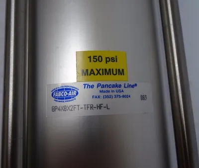 NEW FABCO-AIR BP4X8X2FT-TFR-HF-L CYLINDER