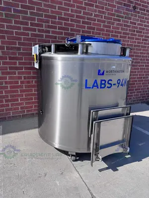 USED WORTHINGTON INDUSTRIES LABS-94K  LIQUID NITROGEN CRYOGENIC STORAGE TANK