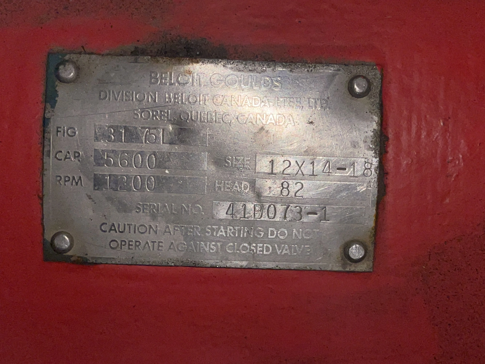 USED Goulds 3175