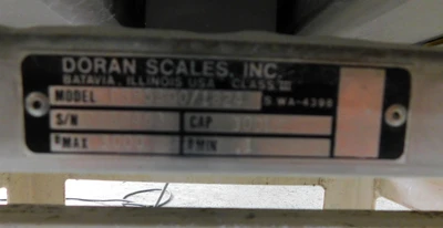 USED DORAN SCALES INC. DSP5300/ 1824