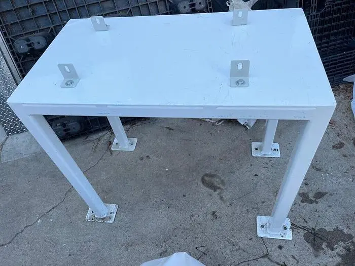 BOC EDWARDS CLEANROOM PUMP STAND WITH EARTHQUAKE BRACKETS