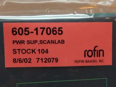 USED ROFIN 605-17065