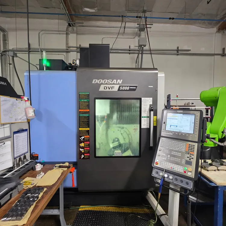 Used 2020 DOOSAN DVF 5000 Vertical Machining Centers (5-Axis or More) California US | Machinery Network #871174