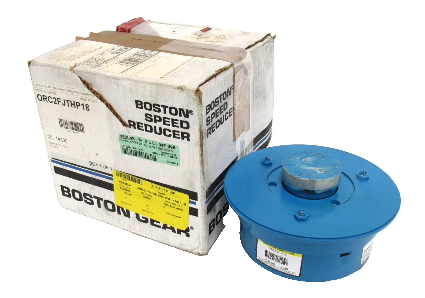 NEW BOSTON GEAR ORC2FJTHP18 MECHANICAL OVERLOAD CLUTCH