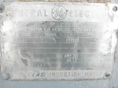 USED GENERAL ELECTRIC 5K26777B2