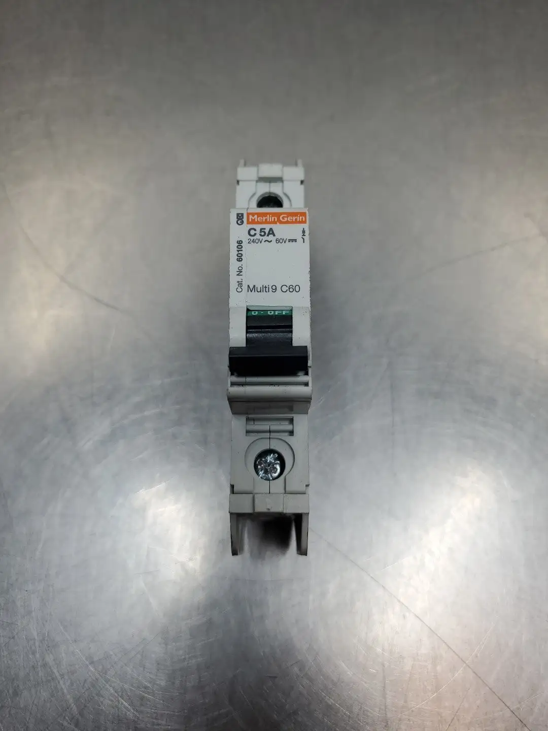 USED Merlin Gerin 60106 MULTI 9 C60 Circuit Breaker, 5A, 240VAC/60VDC