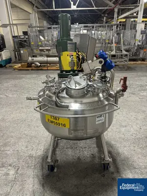 USED Precision 150 Liter Precision Stainless Reactor, 316 S/S, 45/100#