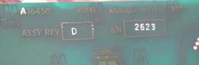 NEW NOVATEC A16450 REV. D ANALOG OUTPUT BOARD
