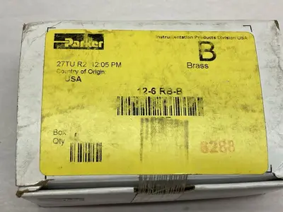 New | in-Stock PARKER 12-6 RB-B Hoses Ohio US | Surplus Asset Holdings #1234668