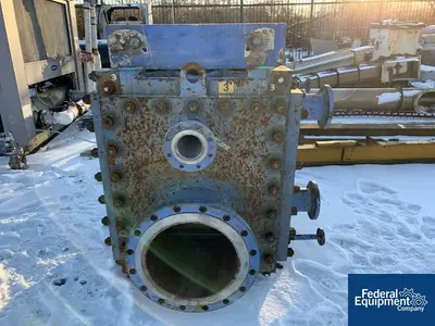 USED Alfa Laval 1,033 Sq Ft Alfa Laval CompaBloc Heat Exchanger, 316L S/S, 100/100#