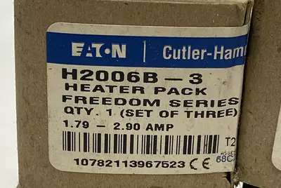 New | in-Stock EATON H2006B-3 Heaters Ohio US | Surplus Asset Holdings #1233861