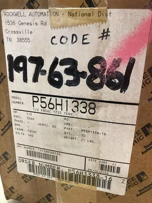 New | in-Stock RELIANCE ELECTRIC P56H1338H Industrial Controls Ohio US | Surplus Asset Holdings #1243127