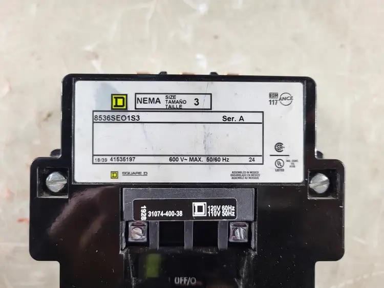 Used SQUARE D 8536SEO1S3 Switchgears British Columbia CA | Lenmark #240797