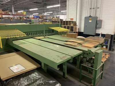 TORWEGGE H45 HYDRAULIC VENEER JOINTER GUILLOTINE MACHINE