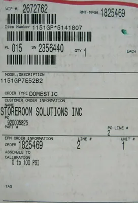 NEW ROSEMOUNT 1151GP7E52B2 PRESSURE TRANSMITTER 1151GP-5141807