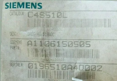 NEW SIEMENS A1106150505 SIMOREG MICROPROCESSOR DC DRIVE C4S510L