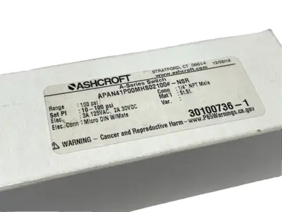 USED ASHCROFT APAN41P00MHS02100#-NSR