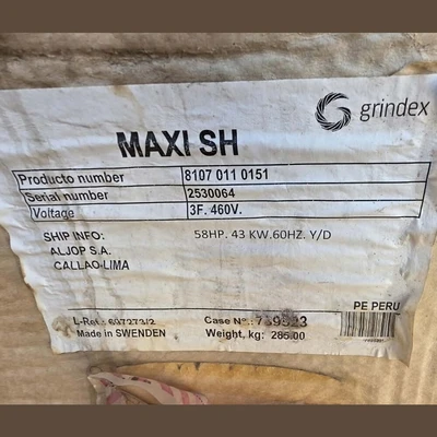 Used 2026 GRINDEX PUMPS MAXI SH Submersible Pumps PE | Savona Equipment LTD #1357019