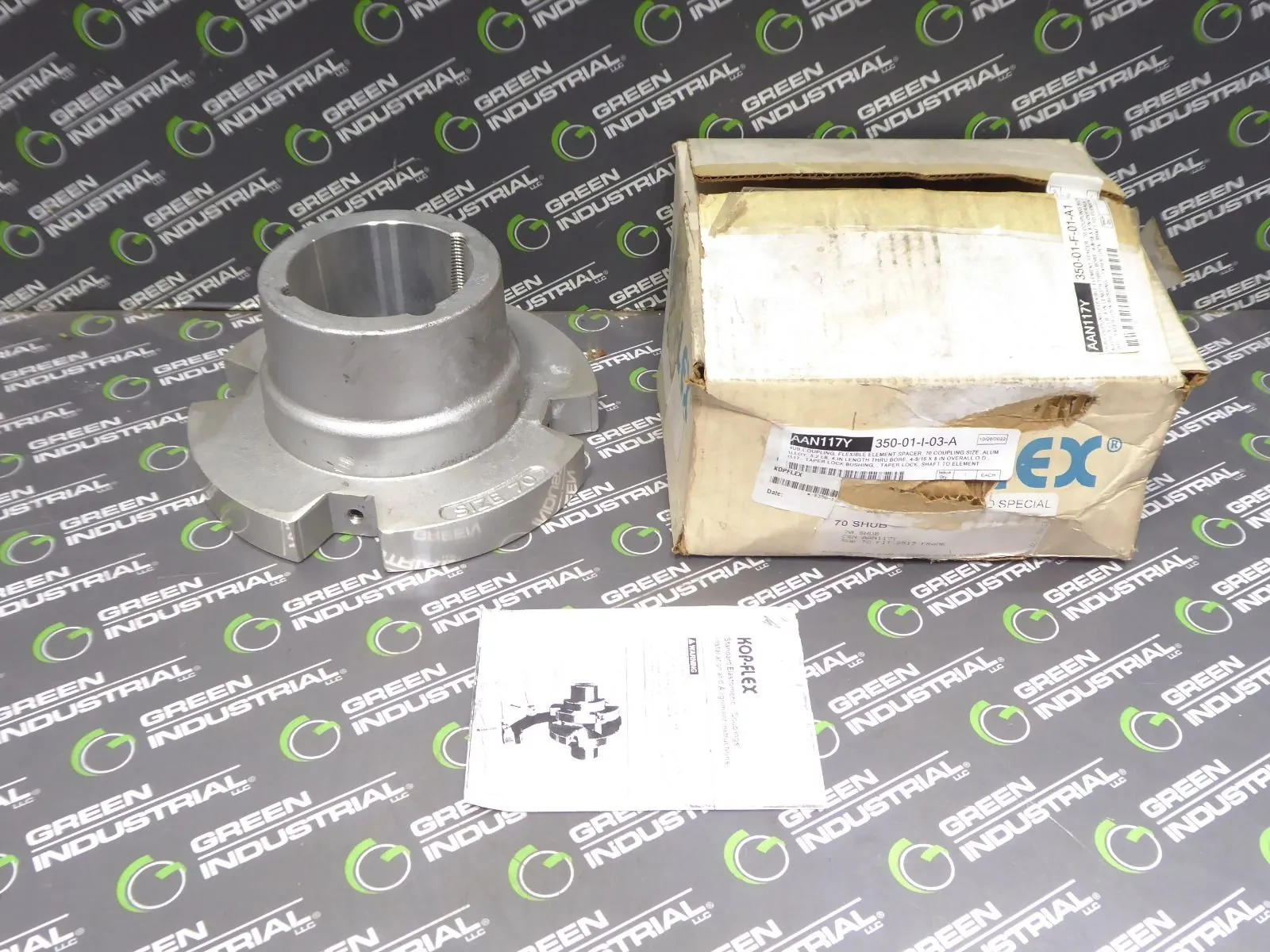 Kop-Flex 70 SHUB Size 70 Aluminum Elastomeric Coupling Hub New NIB