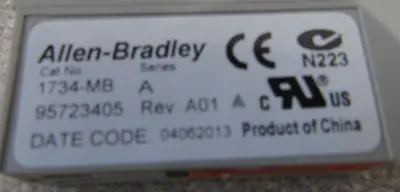 ALLEN BRADLEY 1734TB BASE / SCREW TERMINAL LOT OF 10 1734-MB NEW, SURPLUS