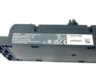 USED KEYENCE PROFINET COMMUNICATION UNIT FOR AI-POWERED CODE READER
