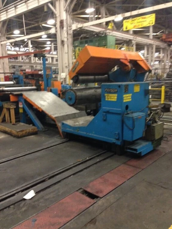 Used PAXSON 60" x .250" x 40,000Lb Paxson Slitting Line Slitters & Slitting Lines Michigan US | Midwest Machinery, LLC #1135267