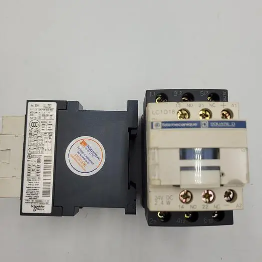Used TELEMECANIQUE TELEMECANIQUE LC1D18BL CONTACTOR 32A PLC Contactors | ND Industrial Surplus #1218176