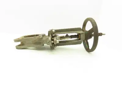 Rovalve TechnaFlow S17-D 3" Stainless Knife Gate Valve Lug Style Rubber Seat