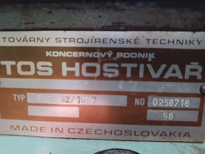 TOS Hostivař Universal Cylindrical Grinder, in good used condition