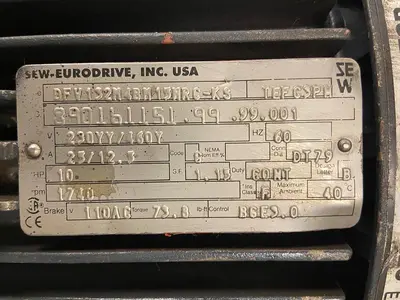 USED SEW-EURODRIVE DFV132M4BM15HRC-KS
