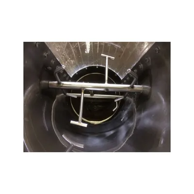 Used 10x12 Semco Rotary Airlock valve with Dual Shaft Agitated lump breaker