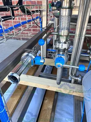 NEW CENTEC EMULSIFICATION SKID 10 GPM W/ 2 - 200L TANKS, FRISTAM FSP POWDER MIXER