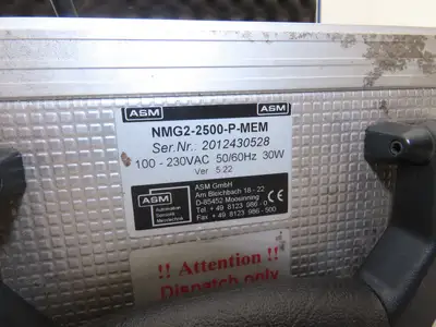 ASM NMG2-2500-P-MEM Machine Safety Guard Stop-Time Measuring System STM
