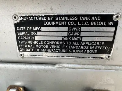 Used 2012 STAINLESS TANK & EQUIPMENT _UNKNOWN_ Tanker Trailers Indiana US | Lakeshore Equipment Sales #1546604